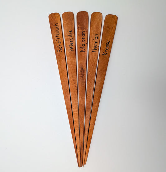 Kräuterschild aus Holz
