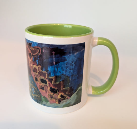 Kaffeetasse auf Keramik