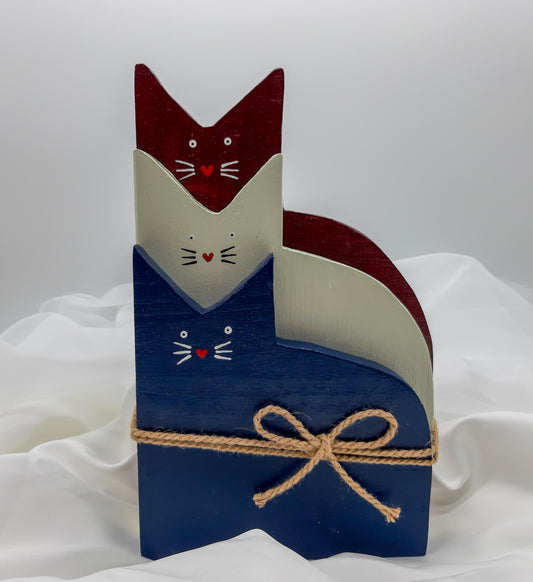 Buchstütze "Katzen"