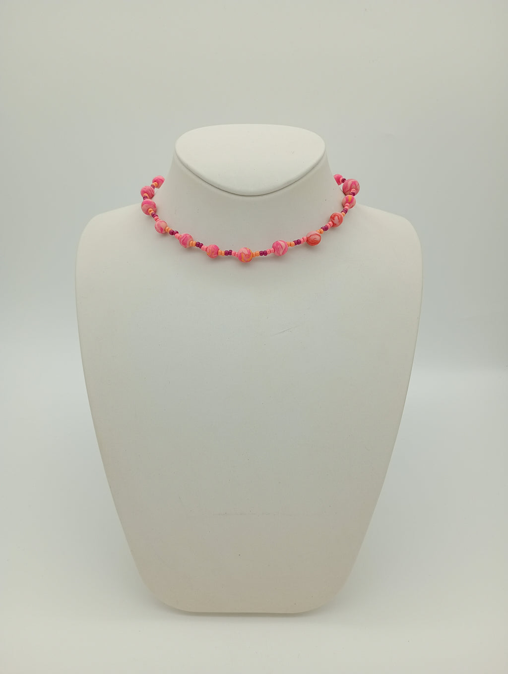 Rosa Kette Unikat