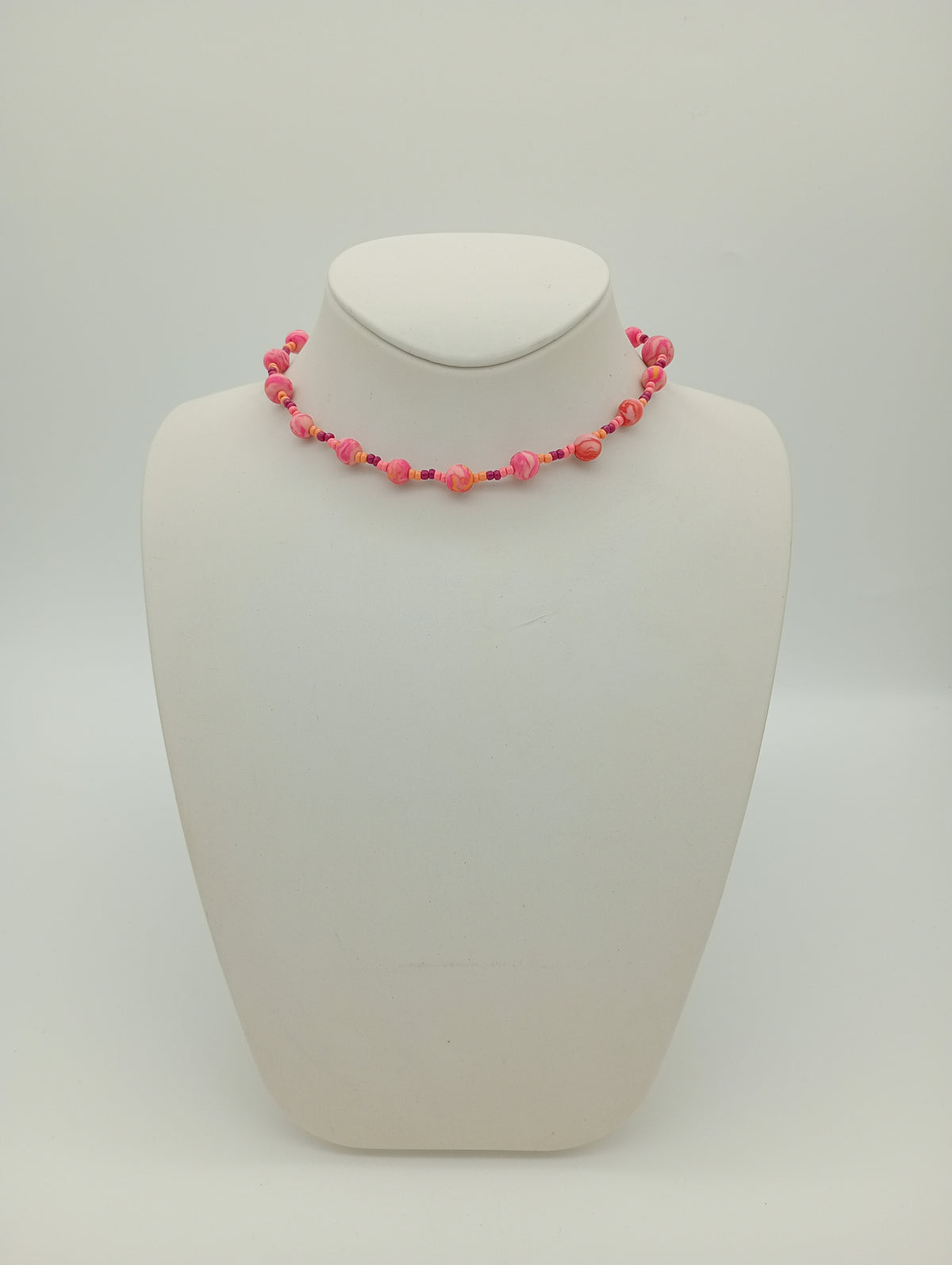 Rosa Kette Unikat