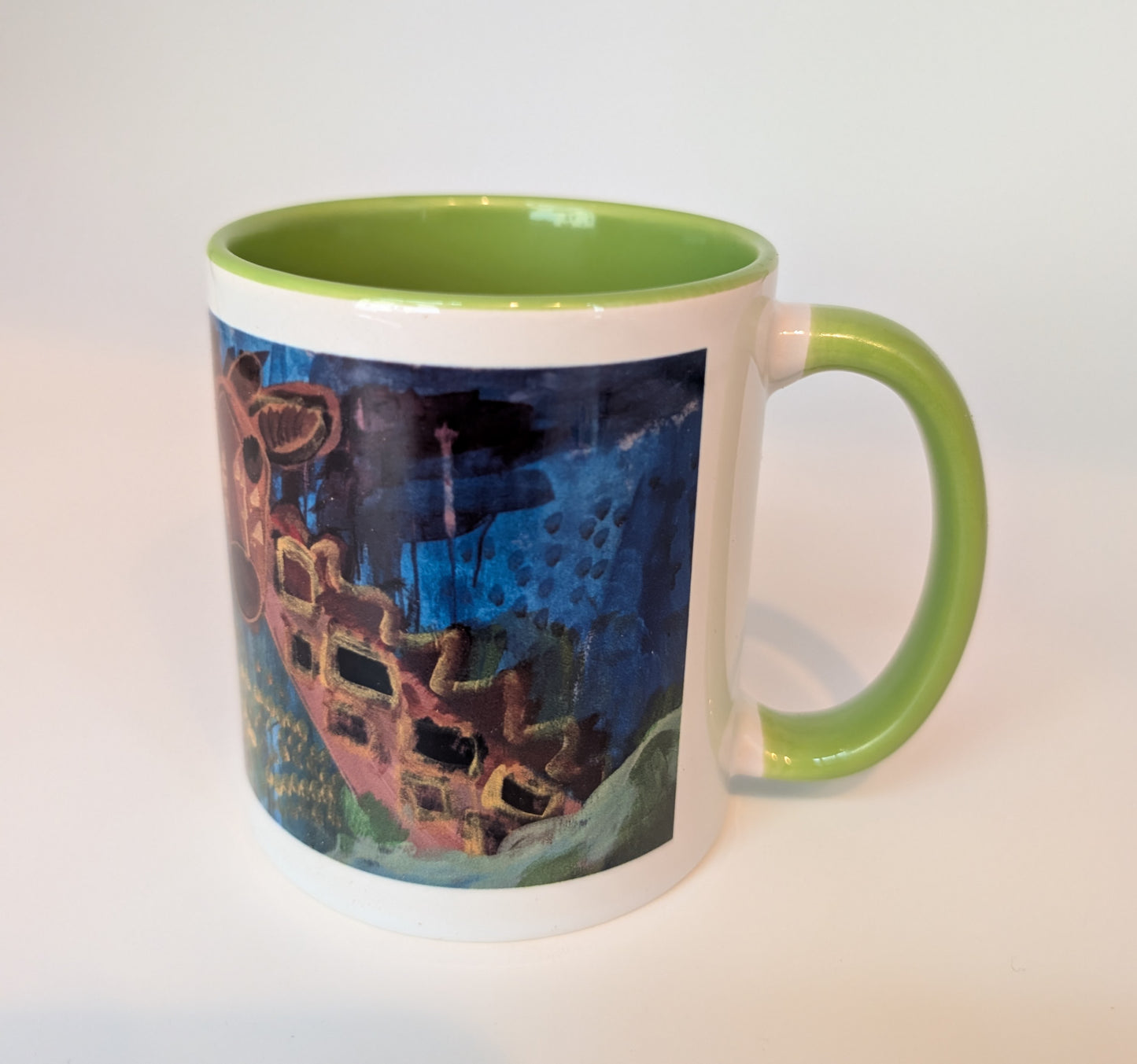 Kaffeetasse auf Keramik