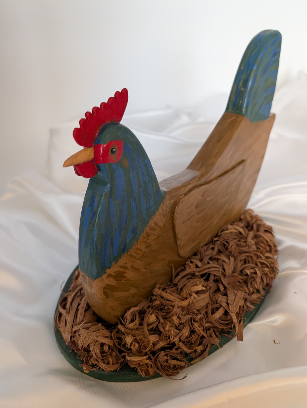 Huhn aus Holz