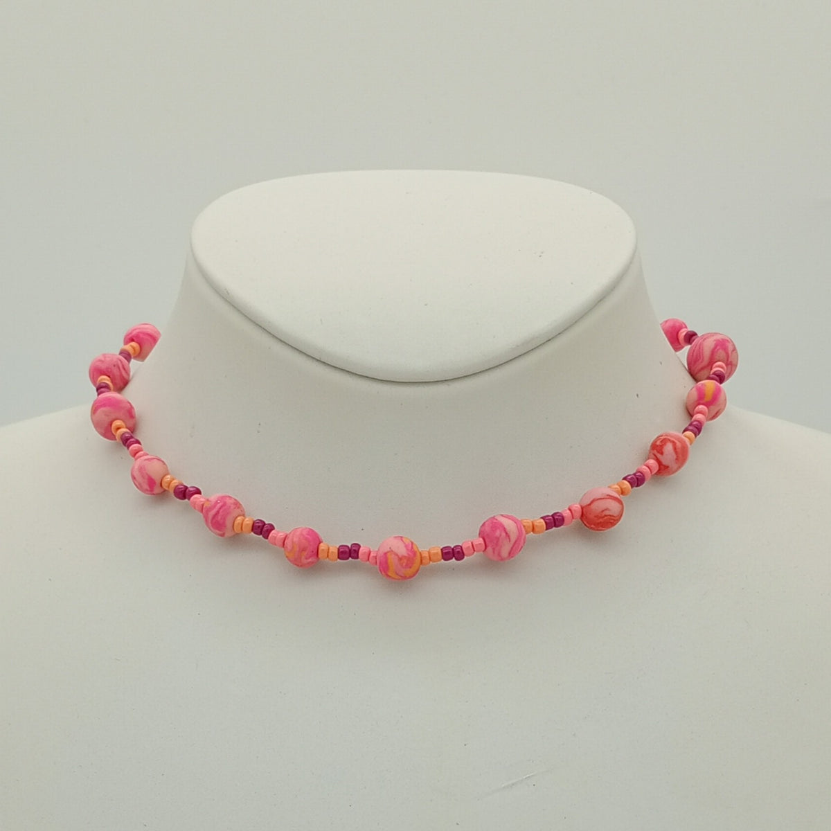 Rosa Kette Unikat