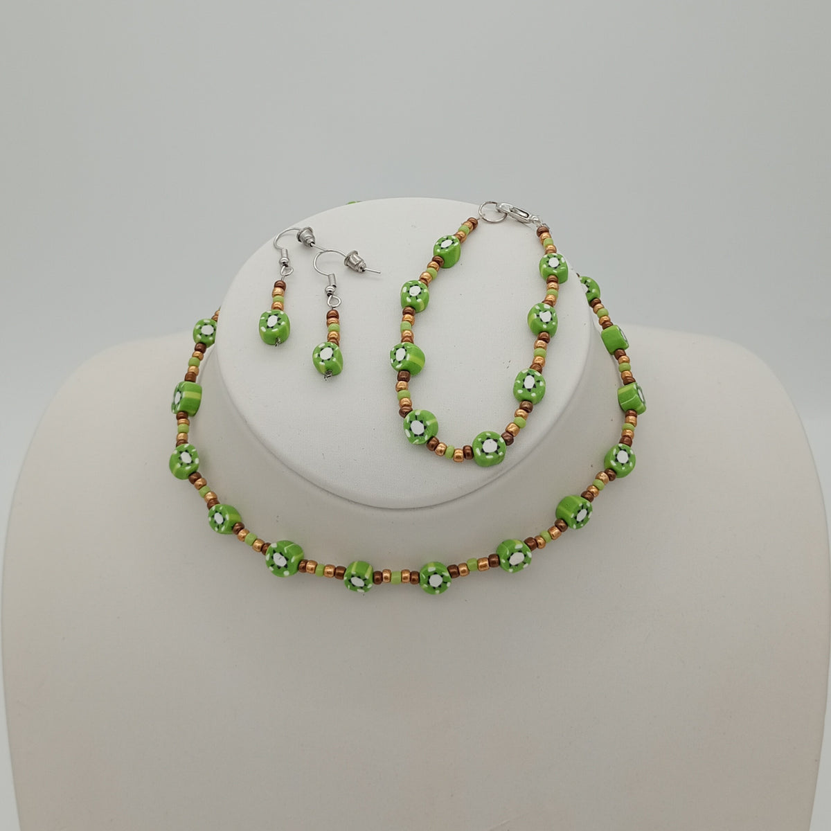 Schmuckset Kiwi Unikat