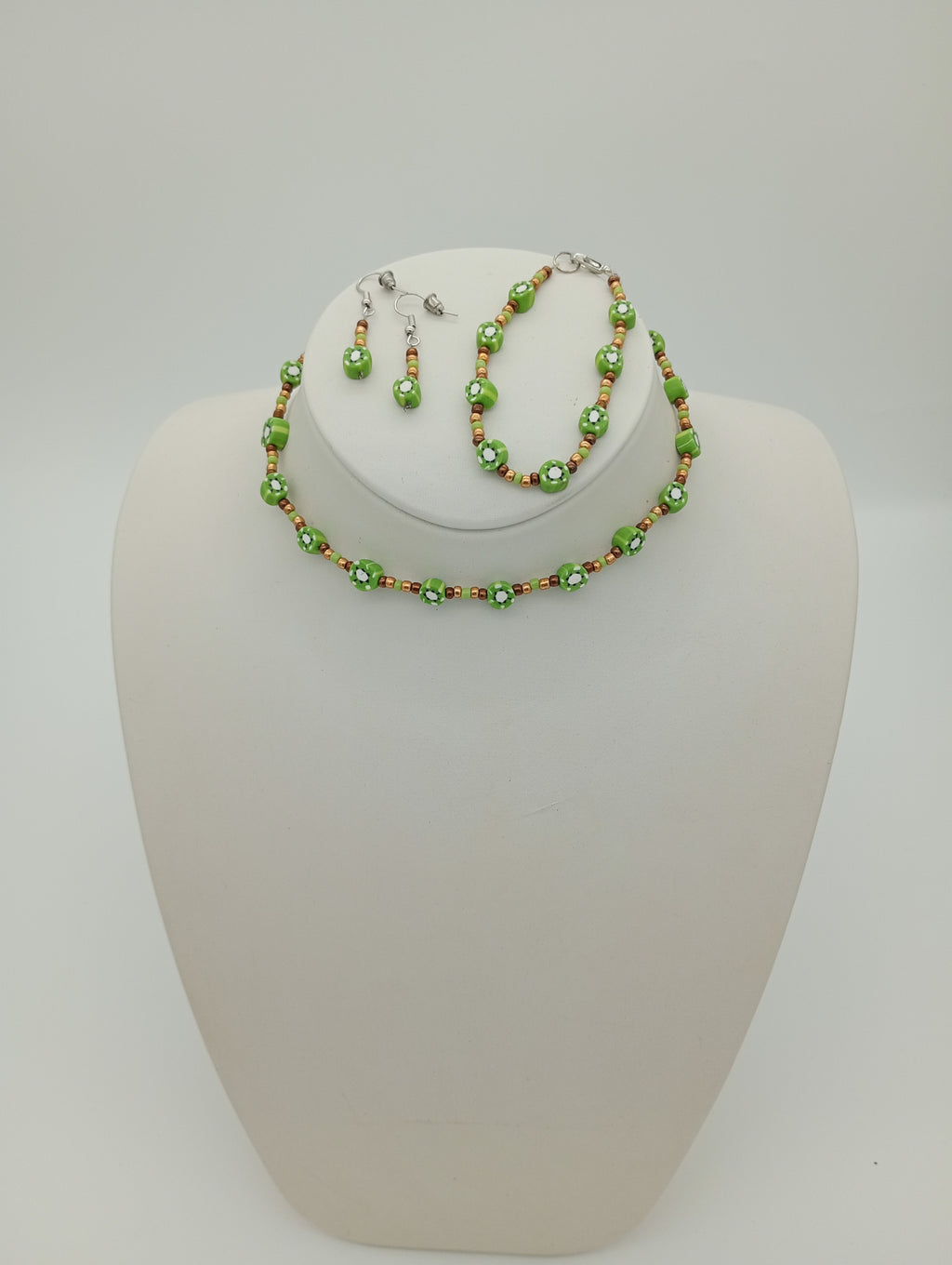 Schmuckset Kiwi Unikat