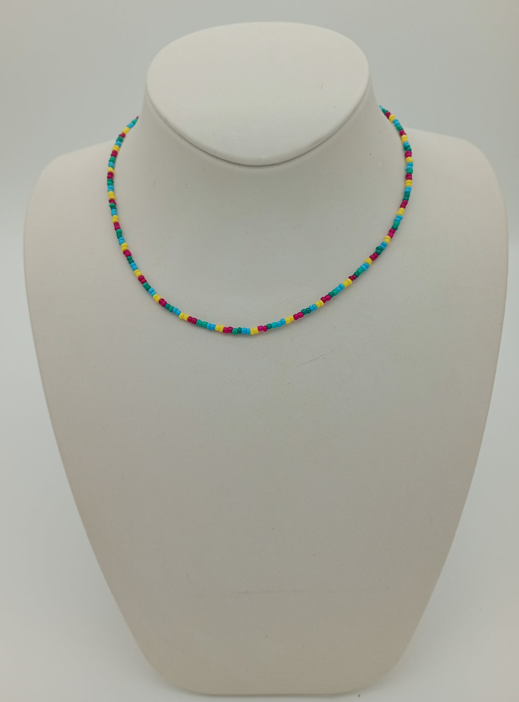 Perlenkette Regenbogen Unikat