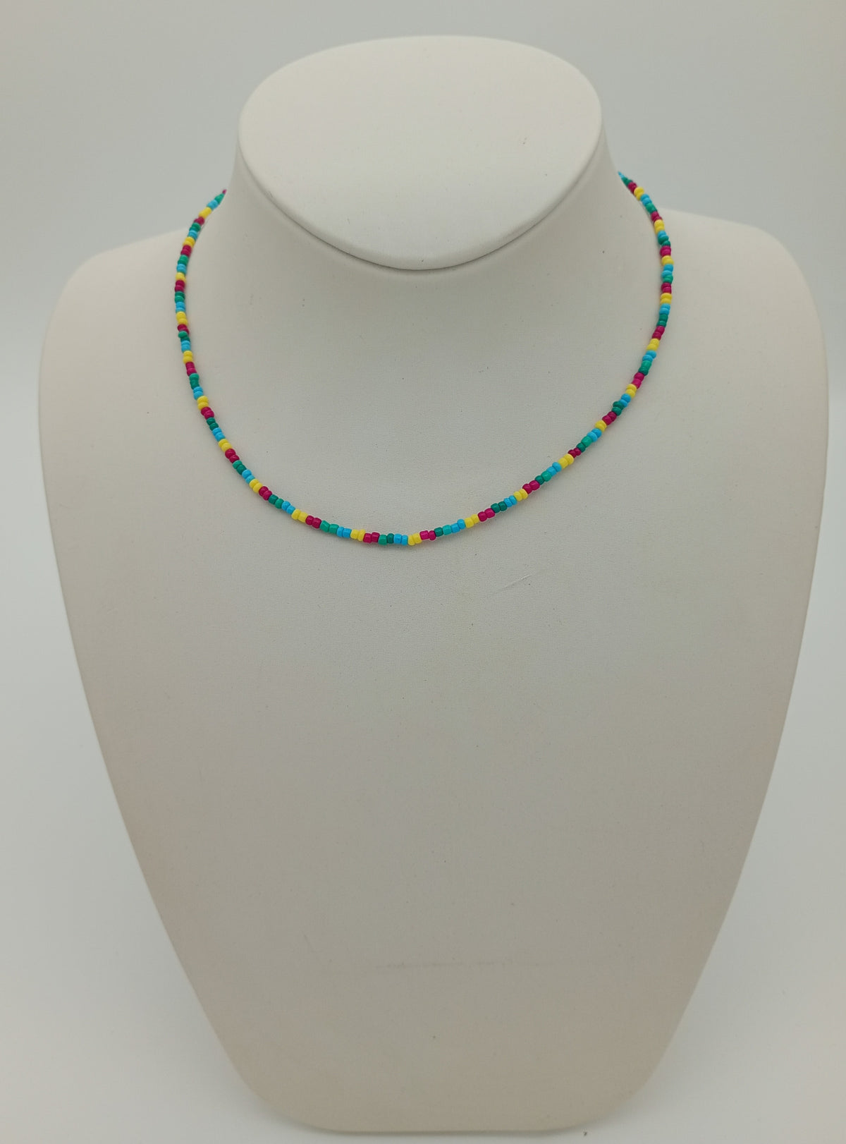Perlenkette Regenbogen Unikat